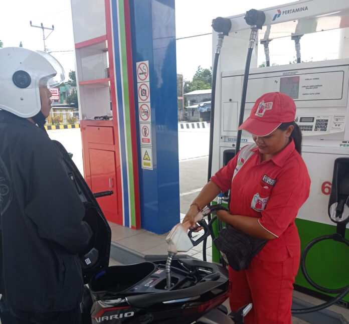 BBM Jenis Pertalite Sudah Tersedia Secara Merata Pada SPBU NTB (Ekbis NTB/bul)