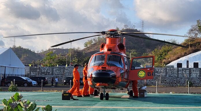 Helikopter yang disiagakan(ekbisntb.com/bul)