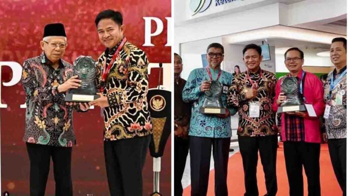Pemerintah Provinsi NTB berhasil meraih Penghargaan Jaminan Sosial Ketenagakerjaan (Paritrana Award) 2024 dari Wakil Presiden RI KH. Ma’ruf Amin.(ekbisntb.com/bul)