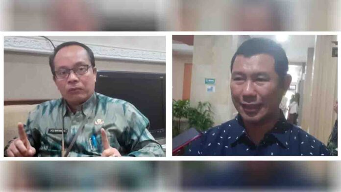 H. Lalu Martawang dan Yosef Dwi Irwan. (ekbisntb.com/cem)