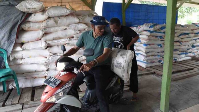 Penyaluran pupuk subsidi(ekbisntb.com/ant)