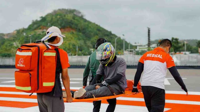 pelatihan penanganan kecelakaan MotoGP pelatihan penanganan kecelakaan MotoGP