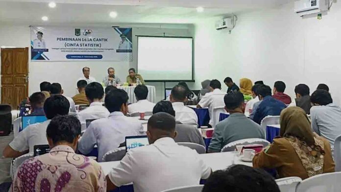 Pemda dan BPS KLU sinergi memperkuat Desa Cantik di KLU. (Ekbisntb/ist)