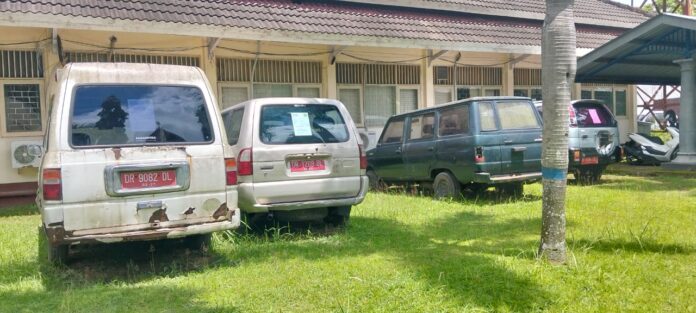 Kendaraan dinas ini dilelang oleh BPKAD Lobar. Ratusan Randis di Lobar Dilelang, Tekan Biaya Operasional dan Pasok PAD