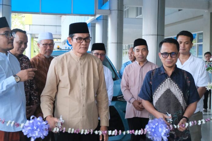 Peresmian pangkalan baru Bluebird di RSUD Praya, Lombok Tengah. (Suara NTB/ist)