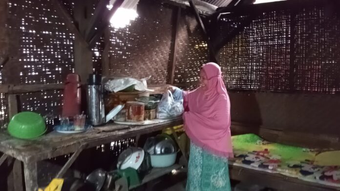 Rumah warga di Dasan Geria Kecamatan Lingsar ini dibantu dari program BSPS. (Suara NTB/her)