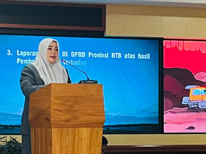 Hj. Indah Dhamayanti Putri (Suara NTB/ist)