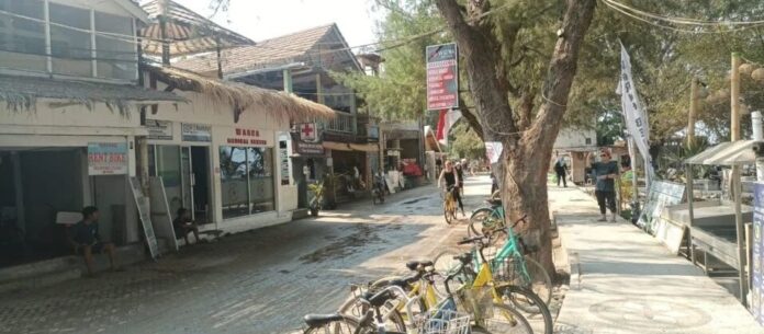 Kondisi objek wisata di Gili Trawangan. Diharapkan adanya perubahan status kawasan bisa mendorong investor lebih banyak berinvestasi. (Suara NTB/ari)