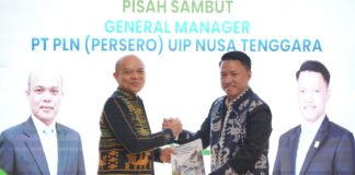 Semangat Pancasila dalam Pembangunan, Rizki Aftarianto Serahkan Estafet Kepemimpinan PLN UIP Nusra kepada RDW Manurung