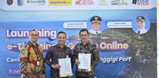 Bank NTB Syariah Dukung Digitalisasi Pelabuhan Senggigi Melalui Kerja Sama Sistem Pembayaran Digital Easybook