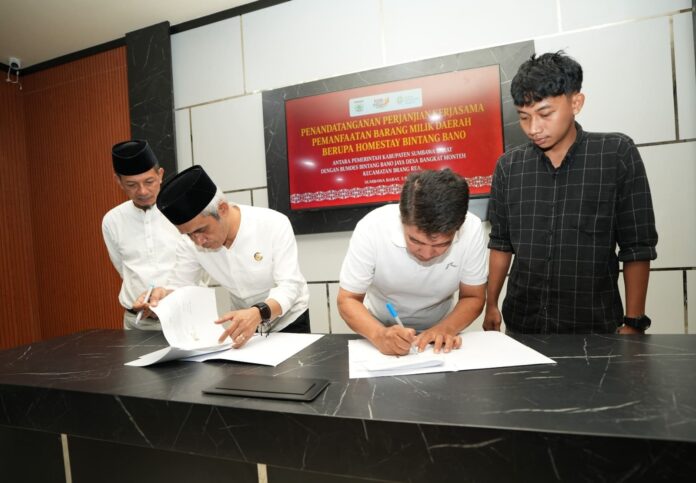 Perkuat Pariwisata KerakyatanPengelolaan Homestay Bintang Bano Diserahkan ke BUMDes