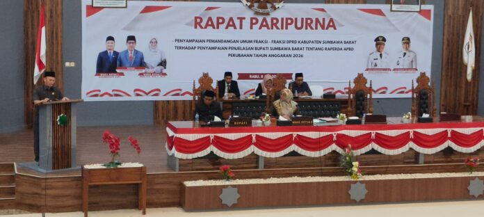 APBD Perubahan Fraksi PAN Pertanyakan Lima Isu Penting