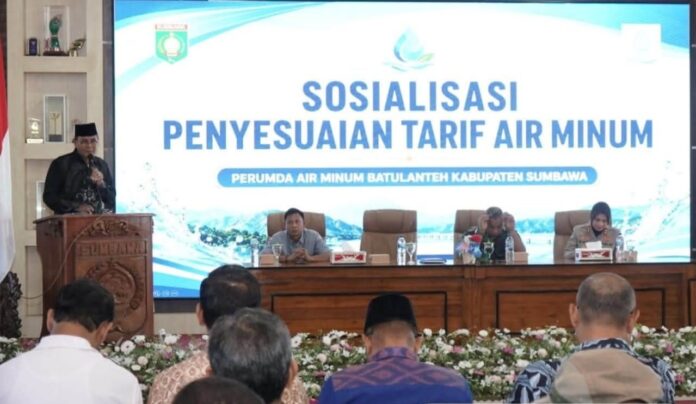 Batulanteh pada, Jumat (10/7) Kenaikan Tarif Air Minum Batulanteh Berlaku Agustus