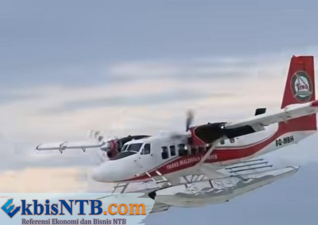 Ilustrasi pendaratan Seaplane di NTB. (Suara NTB/ist)