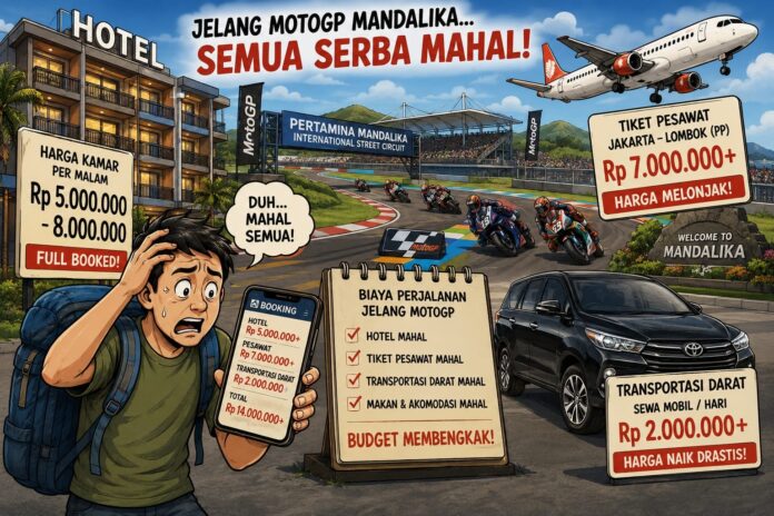 Jelang MotoGP Mandalika 2026, Gubernur NTB Minta Harga Kamar Tidak Dinaikkan Berlebihan