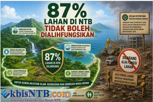 Gubernur Tegaskan 87 Persen Lahan di NTB Tidak Boleh Dialihfungsikan Gubernur Tegaskan 87 Persen Lahan di NTB Tidak Boleh Dialihfungsikan