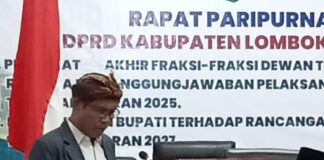DPRD KLU Setujui Ranperda Pertanggungjawaban APBD 2025 DPRD KLU Setujui Ranperda Pertanggungjawaban APBD 2025