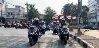 Tingkatkan Kekompakan Ayah dan Anak, 1.960 Bikers Honda PCX Gelar Konvoi Kemerdekaan HUT KE-81 RI