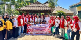 PIM NTB Gandeng Organisasi Perempuan, Bahu-membahu Bantu Korban Kebakaran Desa Adat Sade