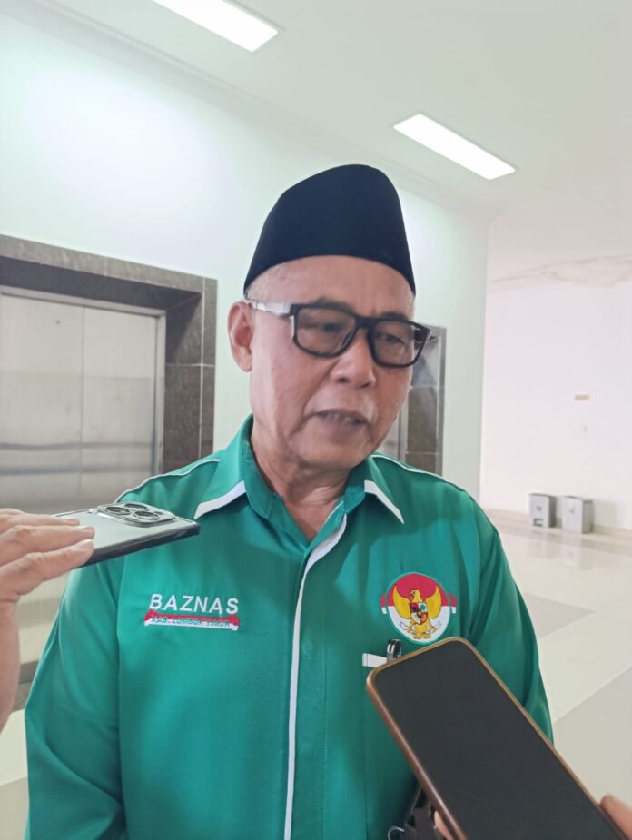 Baznas Lotim Salurkan Rp20 Juta untuk Santri Korban Kebakaran Asrama Syaikh Zainuddin NW Anjani
