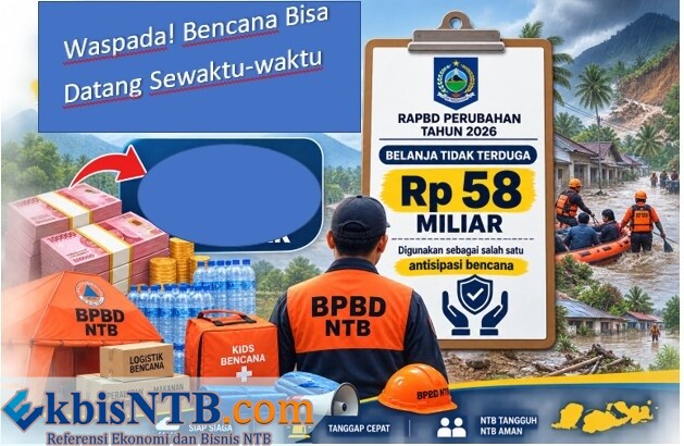 Antisipasi Bencana, BTT NTB Jadi Rp58 Miliar