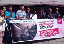 Astra Motor NTB Salurkan Bantuan Tanggap Darurat dan Trauma Healing untuk Korban Kebakaran Desa Adat Sade