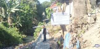 Abrasi Bantaran Sungai Beluk Ditangani Abrasi Bantaran Sungai Beluk Ditangani