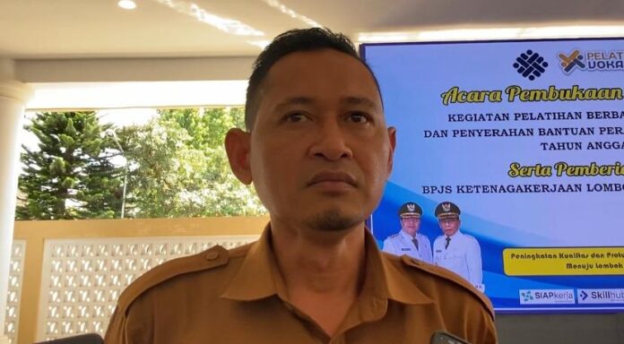 (EKBIS NTB/rus) Muhammad Irham Jayadi 31 Ribu Warga Lombok Timur Menganggur