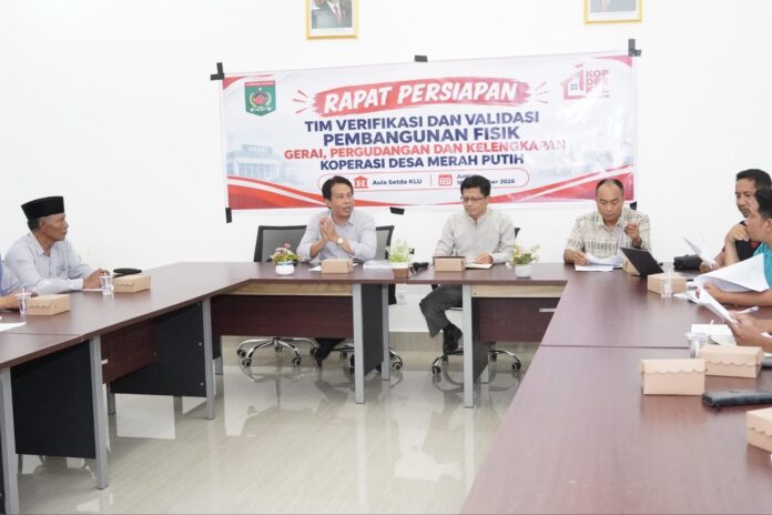 Jelang Pembangunan KDMP, Sekda KLU Tegaskan Tim Verivali Harus Bekerja Profesional