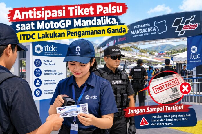 Antisipasi Tiket Palsu saat MotoGPITDC Lakukan Pengamanan Ganda