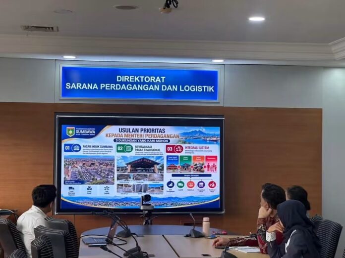 Audensi ke Kementerian PerdaganganPemkab Sumbawa Upayakan Pembangunan Pasar Sumer Payung