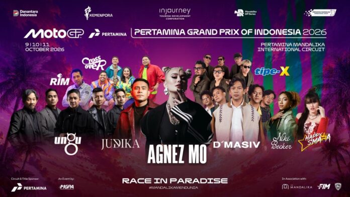 Agnez Mo Lengkapi Musisi Indonesia di Panggung MotoGP Mandalika