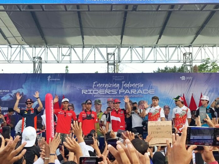 Di Depan Ribuan Warga NTB, Marc Marquez Singgung Belum Pernah Taklukkan Sirkuit Mandalika